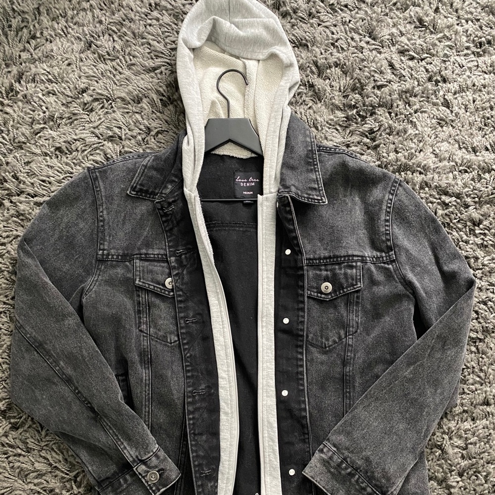 Hooded Denim Jacket